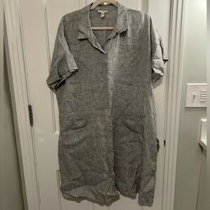 Eileen Fisher T-shirt Linen Dress